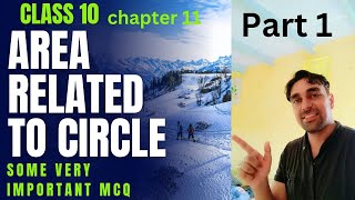 important MCQ from area related to circles class 10 chapter 11 [upl. by Aneehsat264]