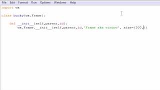 wxPython Programming Tutorial  1  Creating a Basic Frame [upl. by Nicol]