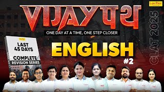 Revolutionise Your CLAT English 2 Prep with Vijaypath Revision Series  CLAT 2025 [upl. by Lechar]