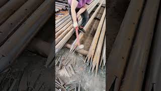 Making process of grouting pipe heads [upl. by Eniamert]