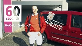 60 seconds – StoColor Dryonic® – Ralf Roser [upl. by Arela]