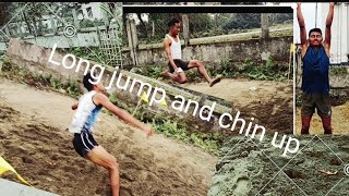 Assam police ৰ কাৰণে Long jump and chin up [upl. by Gensler]