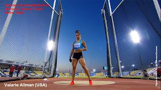 Valarie Allman USA Womens Discus Throw Suheim bin Hamad Stadium Doha Qatar May 28 2021 [upl. by Mckenzie]