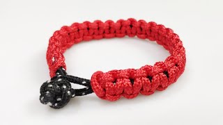 3分鐘教你編衝浪手環 傘繩編織 How To Make a Basic Solomon Cobra Paracord Bracelet [upl. by Arvid564]