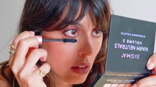 Unintentional ASMR 💄 French Makeup Consultant Violette soft spoken tutorials accent [upl. by Enytnoel]