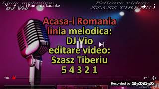 Acasăi România Karaoke [upl. by Boycey774]