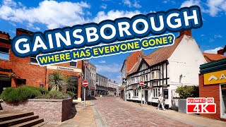 GAINSBOROUGH  Tour of Gainsborough Town Centre Lincolnshire Plus Riverside Walk [upl. by Nive]