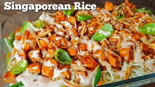 Singaporean Rice  A Pakistani Kitchenette [upl. by Aner584]