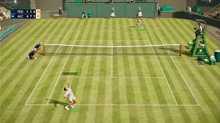 TopSpin 2K25 Alcaraz vs Federer Wimbledon Full Match [upl. by Enetsirk]