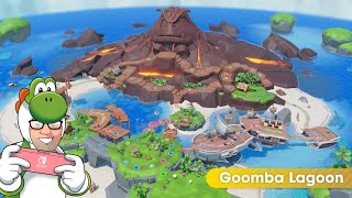 First Look at Single Player  Mario Party Jamboree  Goomba Lagoon [upl. by Yenhoj]