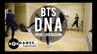 BTS quotDNAquot Dance Tutorial Intro Breakdown [upl. by Onitnerolf583]