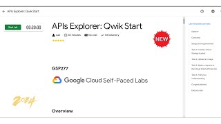 APIs Explorer Qwik Start  Netwrok Devil [upl. by Einnor]