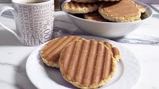 Crispy Galette Biscuits from sandwich toaster [upl. by Nolie]