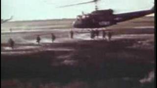 UH1 Huey GunshipTransport in action Vietnam [upl. by Phylys]