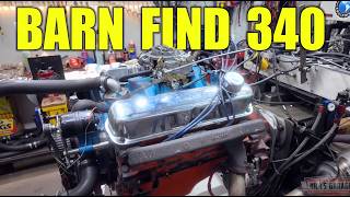 Barn Find MOPAR 340 on the DYNO  Racing Family Memories [upl. by Akirea]