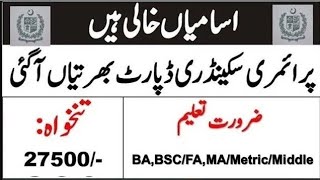 Primary and secondary healthcare department jobs 2024 [upl. by Chi]