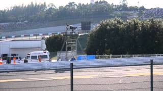 2011 Suzuka GP Formula 1 insane sound Starting warmup lap [upl. by Earized]