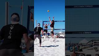 What a block 🔥🔥🔥 vollis volleyball beachvolleyball [upl. by Asnerek661]