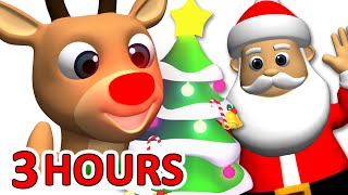 quotKids Christmas Songsquot 3 Hours  Rudolf Santa Claus Frosty amp More Children Busy Beavers [upl. by Pavkovic]