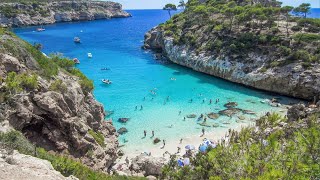 🎵 Deep House Drone 4K Footage 📍 Mallorca Beach Spain [upl. by Armin]