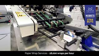 Central Mailing Services Paper Wrapping Machine [upl. by Namlak480]