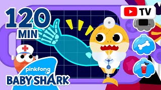 Doctor Baby Shark Vampires Arm is Broken  Compilation  Halloween Hospital  Baby Shark Official [upl. by Celio]