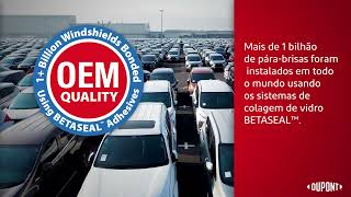 DuPont™ BETASEAL™ Glass Bonding Systems for Vehicle Windshield Repair Portuguese Brazil [upl. by Ecnedurp]