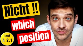 Position Of Nicht In German Sentences  What are the rules  Nicht explained  YourGermanTeacher [upl. by Ahseya]