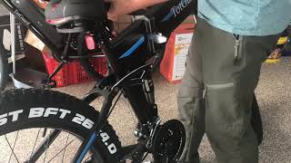 How to fold Totguard Fat Tire EBike [upl. by Malynda]