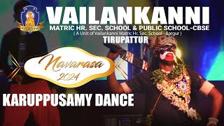 Karuppusamy Dance  Navarasa 2024  VPS amp VMHSS Tirupattur [upl. by Ryhpez594]