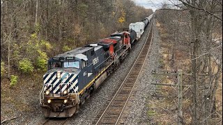 BC Rail Leader CN 509 London Ontario Canada November 1 2024 [upl. by Aitenev]