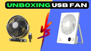 Best Portable USB Fan 2024 🔥 Best Small amp Mini Desk Fan 🔥 Best Personal Fan Unboxing amp Review [upl. by Ronnoc]