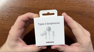 Samsung TypeC Earphones Unboxing EOIC100 [upl. by Annahpos782]