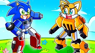 ¡SONIC Y TAILS SE CONVIERTEN en TRANSFORMERS en ROBLOX [upl. by Kitty511]