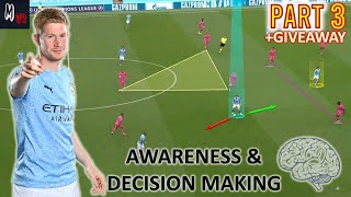 How To Improve Your Awareness amp Decision Making In Football Part 3 Giveaway [upl. by Sivrad521]