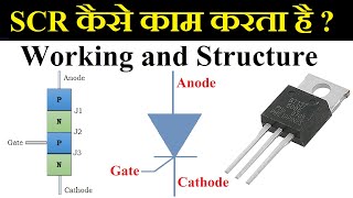 What is SCR in Hindi SCR Working Structure and VI Characteristics Silicon Controlled Rectifier [upl. by Icul]