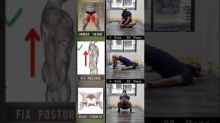 Inner Thighs  Fix Posture  Pelvic Strength Exercises shotrs [upl. by Kiel501]