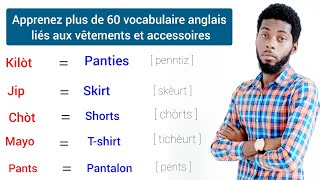 Apprenez plus de 60 vocabulaire anglais liés aux vêtements et accessoires vêtements clothes [upl. by Leeann86]