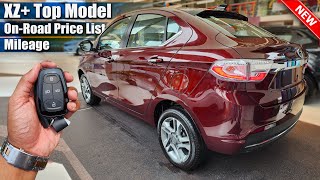 Tata Tigor 2024 XZ Top Model On Road Price List Mileage Features [upl. by Marinna]