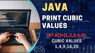 Print cubic values  Arrays  Tamil  Write a program to array elements to print cubic values [upl. by Nnawtna]