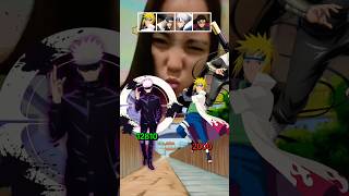 gojo vs hokages anime gojo hokage naruto shorts gameplay girlgamer [upl. by Fatma]