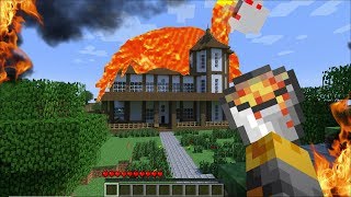 Minecraft PRANK WARS WITH MARK OUR FRIENDLY ZOMBIE HOUSE  Minecraft Mods [upl. by Eidurt]