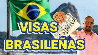 VISAS Brasileñas para Mexicanos  2024 🛫💳📄visas [upl. by Rudolf]