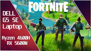 Dell G5 SE Laptop  Ryzen 5 4600H  RX 5600M  Fortnite [upl. by Celin702]