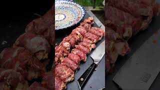 Rinder Schaschlik aus dem Tandoor schaschlik тандыр [upl. by Emmit959]