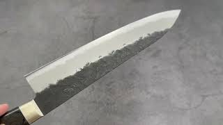 Tsunehisa Aogami Super Gyuto Nashiji 210mm [upl. by Arinayed]