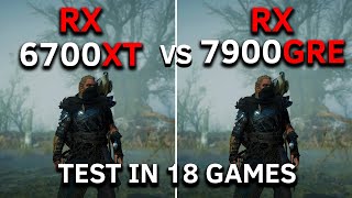 RX 6700 XT vs RX 7900 GRE  Test In 18 Games at 1440p  2024 [upl. by Maximilianus]