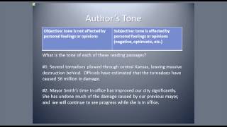 Inferences and Authors Tone [upl. by Patrick242]