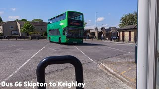 Skipton to Keighley by bus 66  June 2024 [upl. by Schertz]