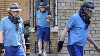 Sir Ian McKellen 85 Hides Neck Brace with Scarf on Shopping Trip as He Recovers from Shocking Fall [upl. by Iliak]